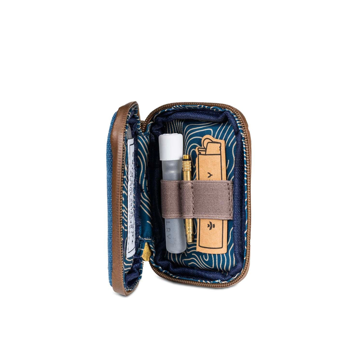 Revelry Supply The Chillum Kit – Smell Proof Lockable Padded Case with Glass Chillum & Tool