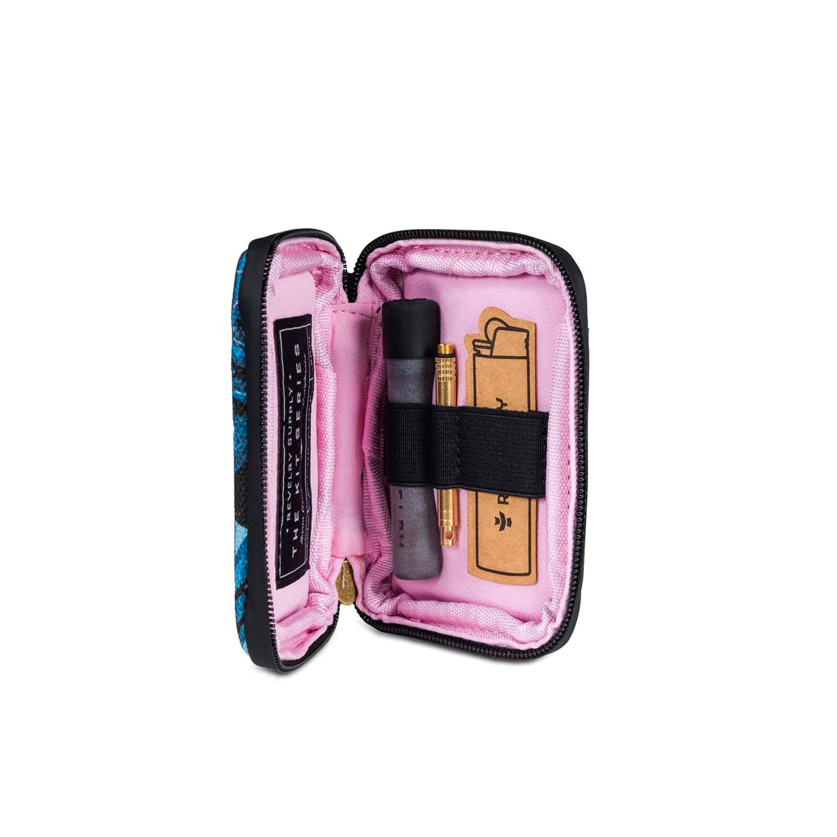 Revelry Supply The Chillum Kit – Smell Proof Lockable Padded Case with Glass Chillum & Tool