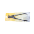 Metal pliers on a yellow and white card with 'BONNIE' branding on a wooden surface.