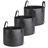 Smart Pot 15 Gallon Vegetable Planters – 3 Pack Fabric Grow Bags with Handles