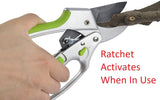 Garden Guru 2-in-1 Garden Ratchet Pruning Shears Clippers