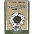 Box of Langbeinite fertilizer with a sunflower illustration on a white background