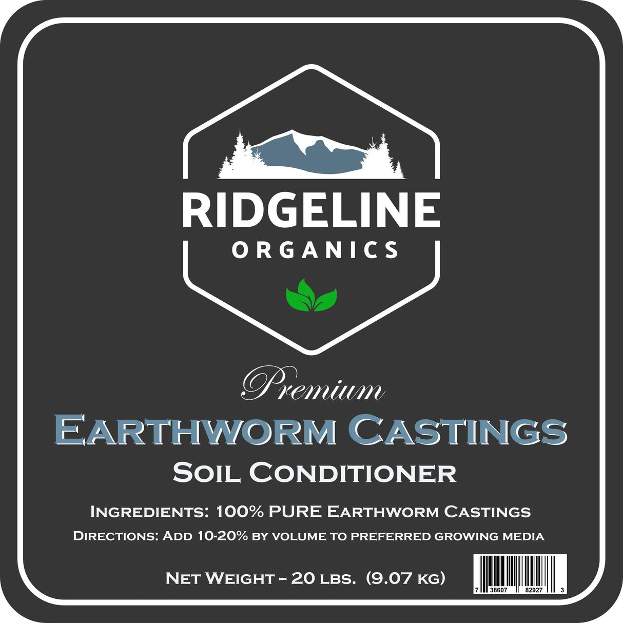 Ridgeline Organics Premium Earthworm Castings – Organic Soil Amendment