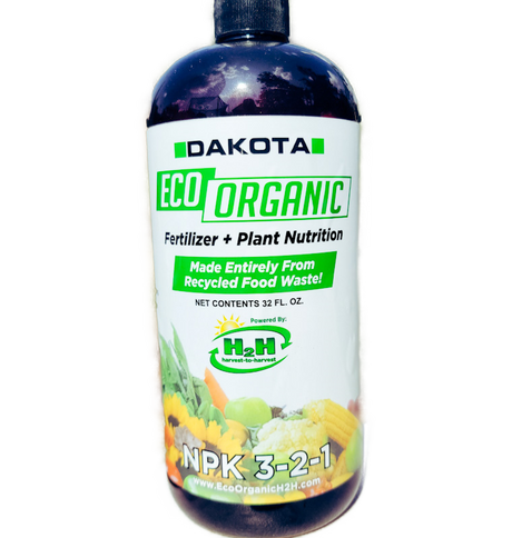 Eco-Organic 3-2-1 Liquid Fertilizer 32oz bottle