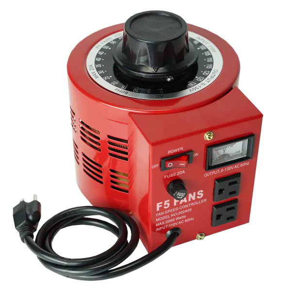 F5 Dual Outlet Variable Voltage Speed Controller (20A 2000W 2kV)