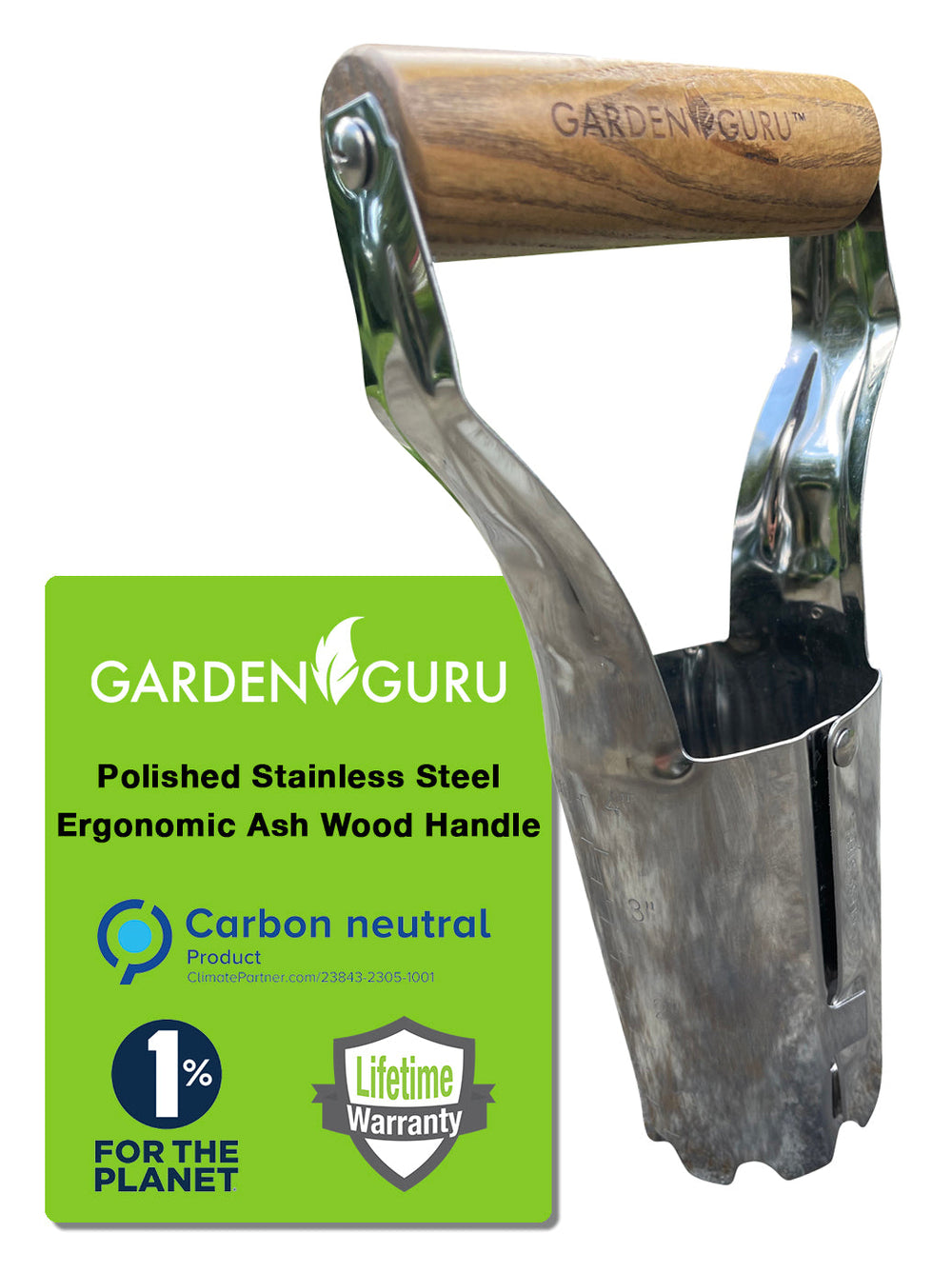 Garden Guru Stainless Steel Garden Bulb Planter