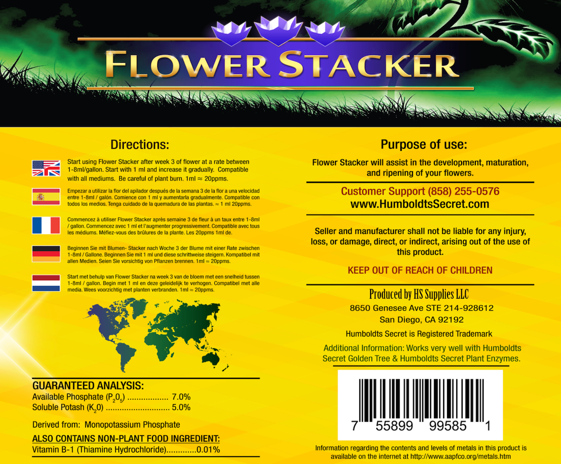 Humboldts Secret Flower Stacker Bloom Booster