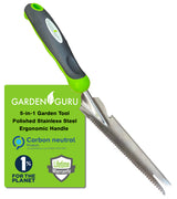 Garden Guru Stainless Steel 5-in-1 Garden Weeder Trowel