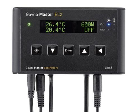 Gavita Master EL2 controller with digital display on a white background