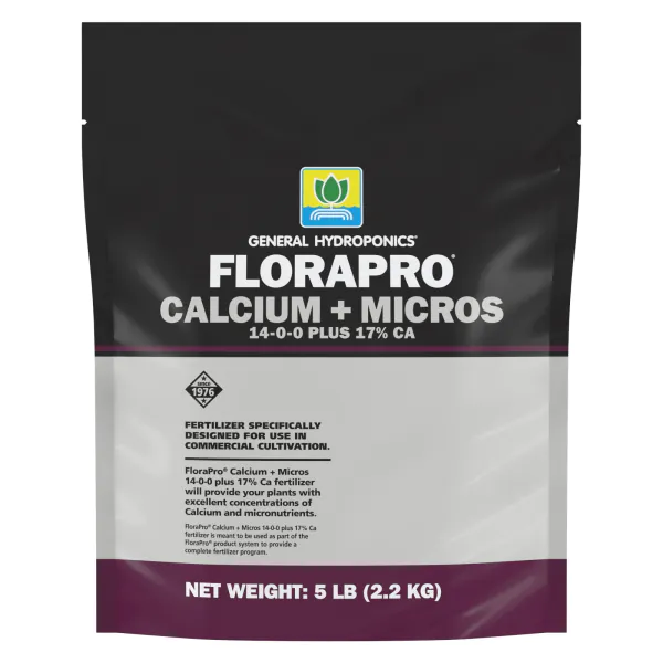 General Hydroponics FloraPro Ca + Micros (14-0-0) 25 Lb