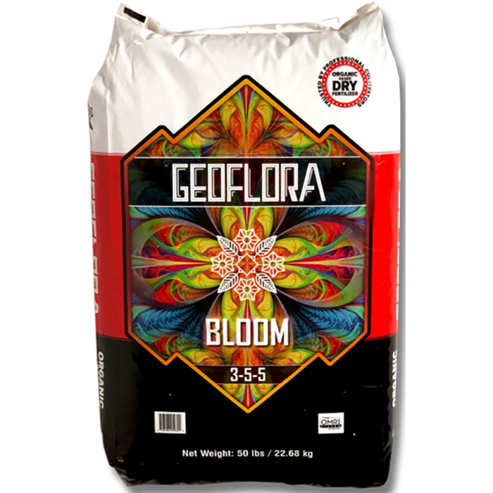 Bag of Geoflora Bloom Organic Fertilizer 50 lb