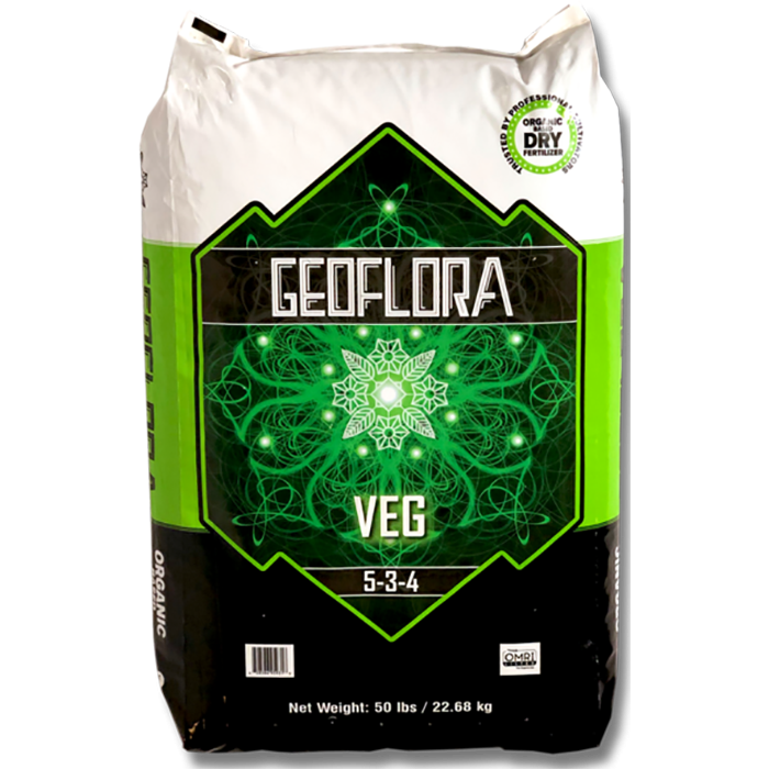 Bag of Geoflora Veg Organic Dry Fertilizer 50lb