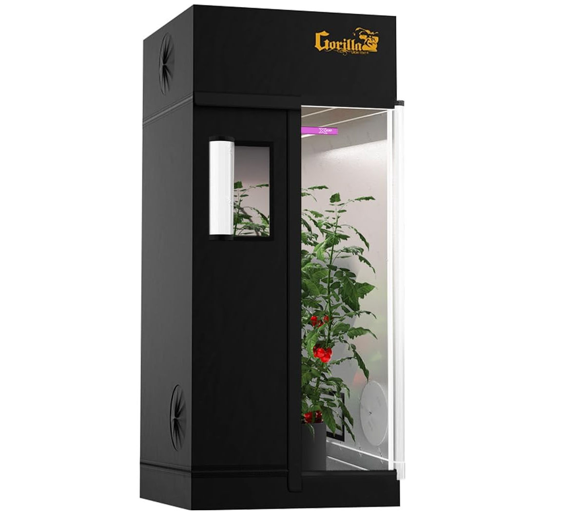 Gorilla Grow Premium Indoor Grow Tent 3'x3' with 12" Extension Kit