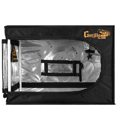 Gorilla Clone grow tent with clear front panel on a white background