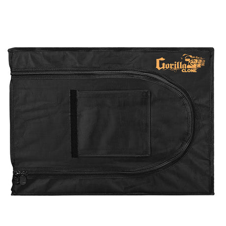 Black bag with 'Gorilla Clone' logo on a white background