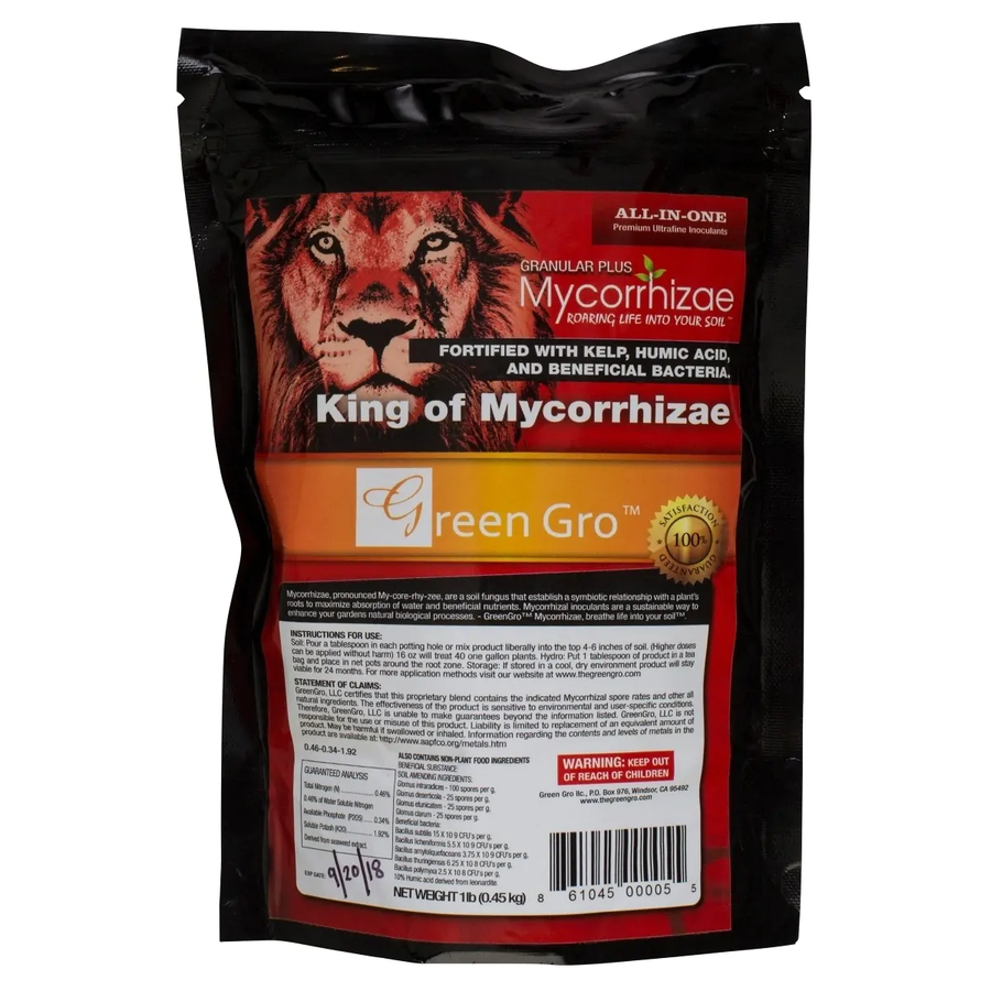 Green Gro Granular Plus Mycorrhizae All-in-One, 1lb Bag Green Gro Granular Plus Mycorrhizae All-in-One, 1lb Bag