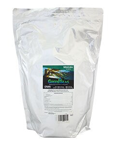 White powder in a large bag with a label on a white background