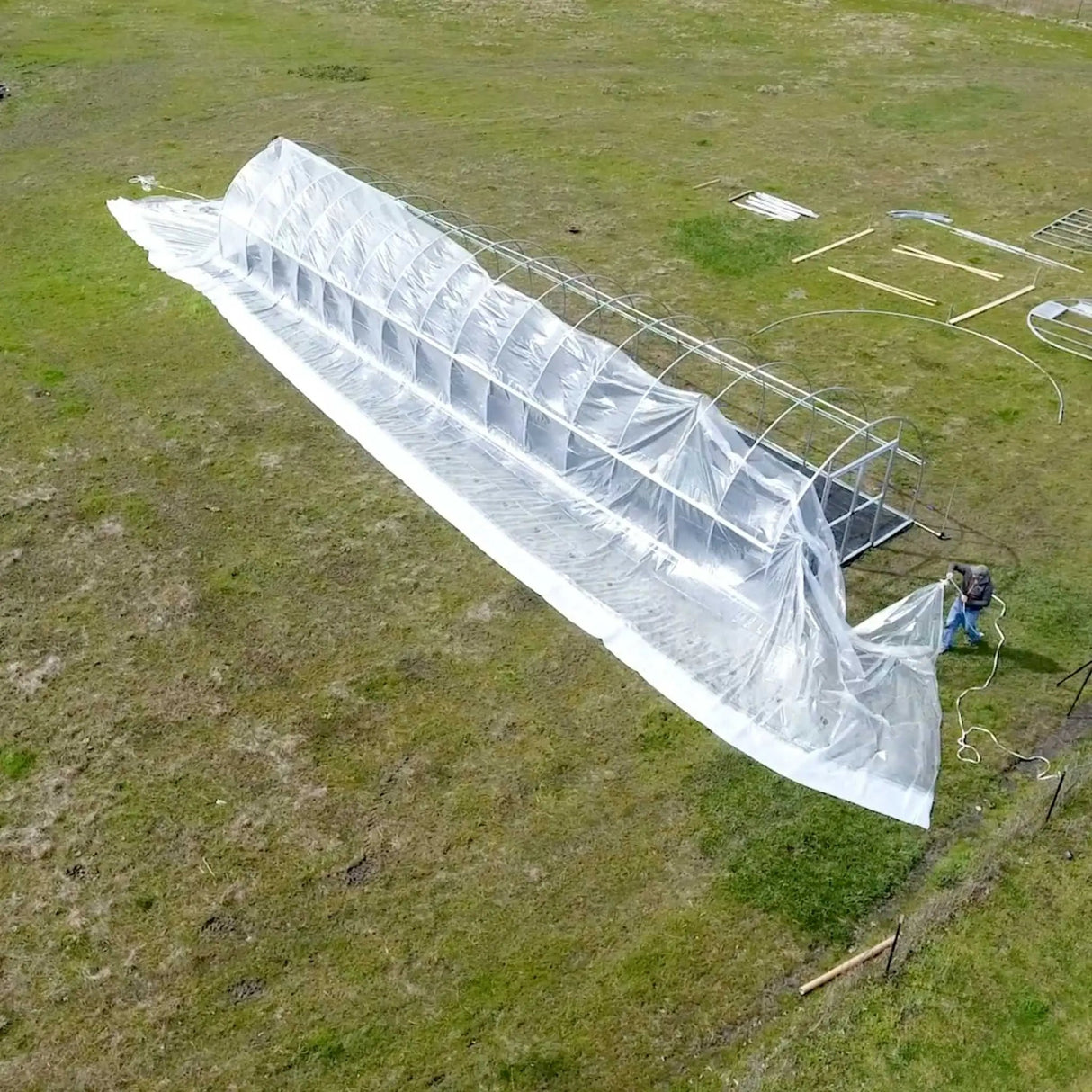 Greenhouse Plastic 6 Mil Clear - UVA Protection