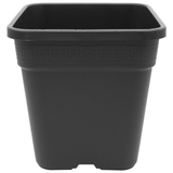 Gro Pro Black Square Pot