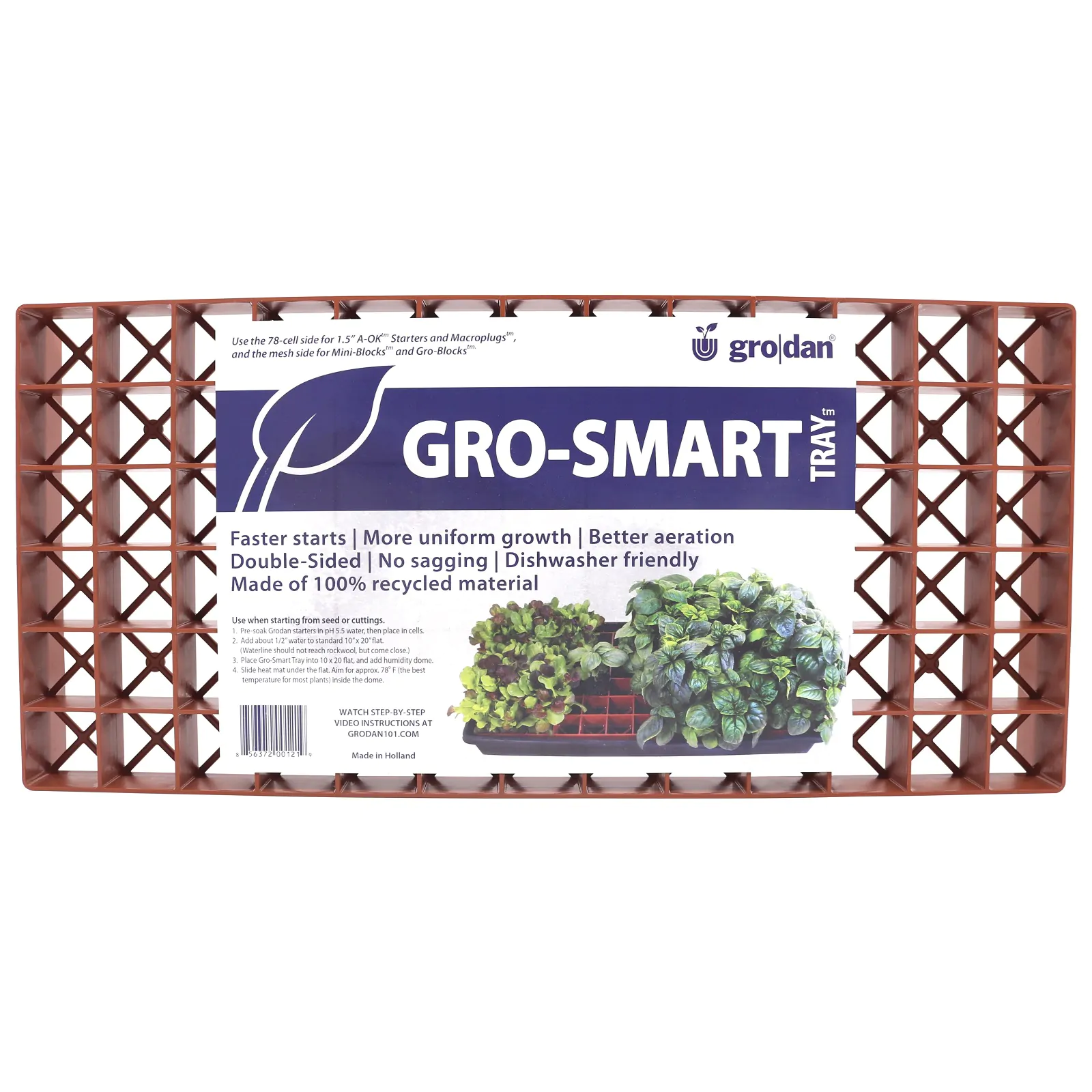 Grodan Gro-Smart Propagation Tray Insert | Monster Gardens