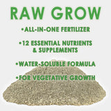 RAW Grow – All-in-One Water-Soluble Vegetative Fertilizer