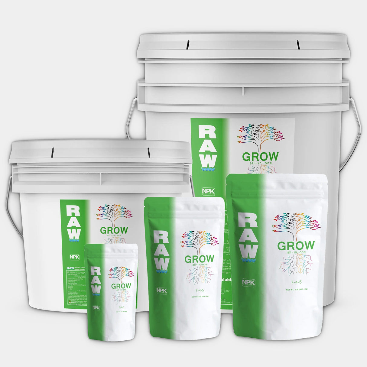 RAW Grow – All-in-One Water-Soluble Vegetative Fertilizer