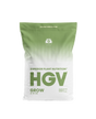 Green and white bag of HGV Superior Plant Nutrition on a white background
