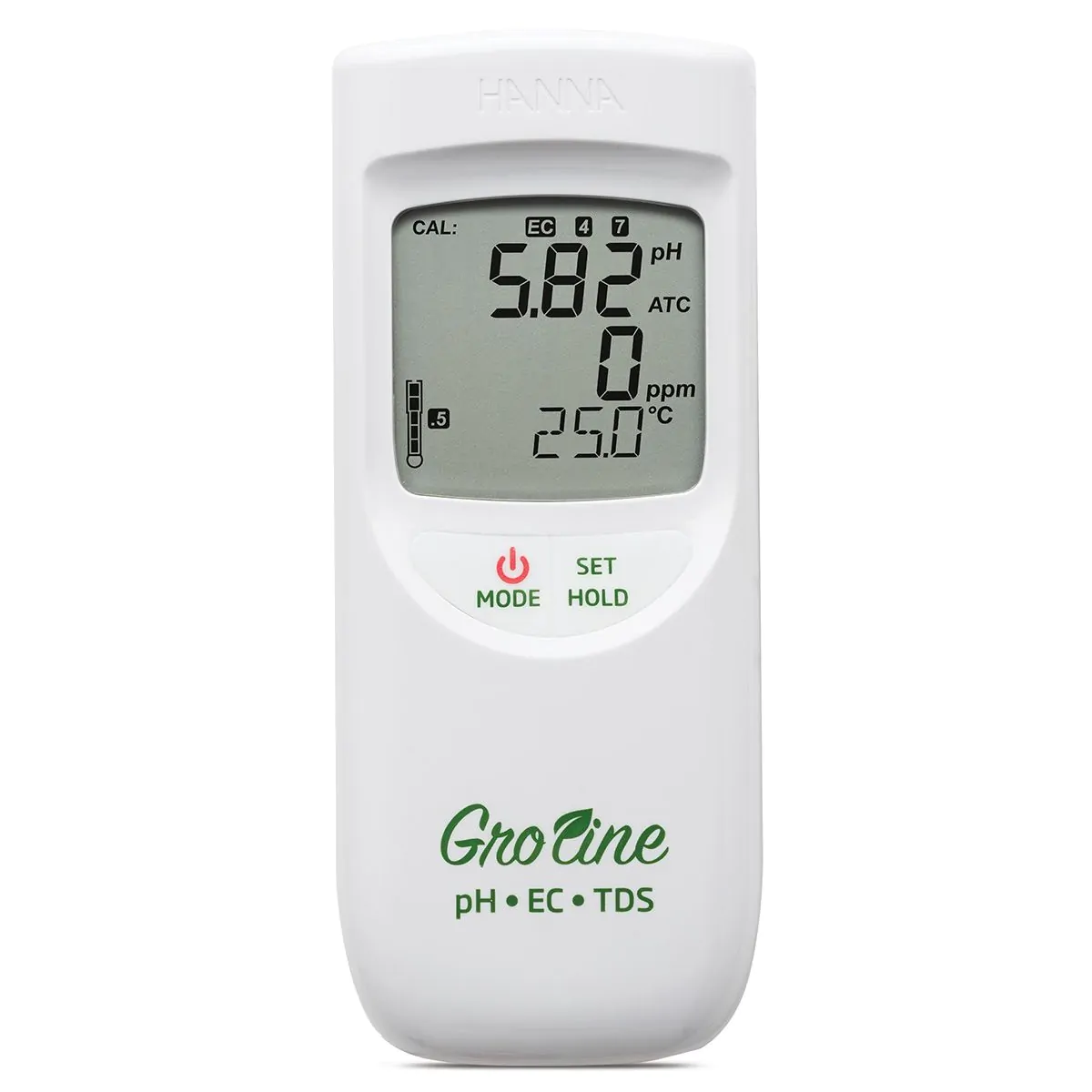 Hanna GroLine Waterproof Portable pH/EC/TDS/Temperature Meter HI9814