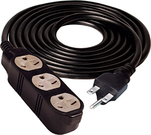 Heavy Duty Extension Cord, 240V, 3 Outlet