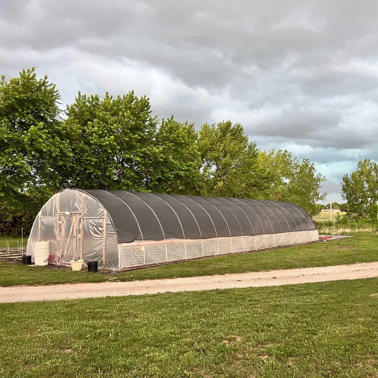 DIY Greenhouse Kit - 16 ft Wide Hoop House