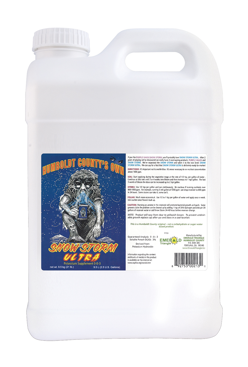 Humboldt County's Own Snow Storm Potassium Supplement - Thumbnail 3