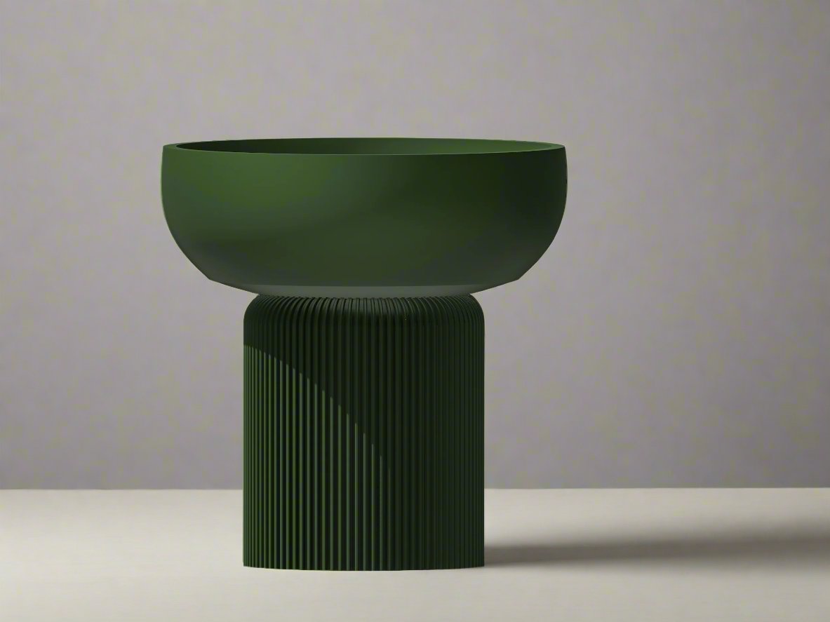 Modern Pedestal Plant Pot – Two-Piece Design