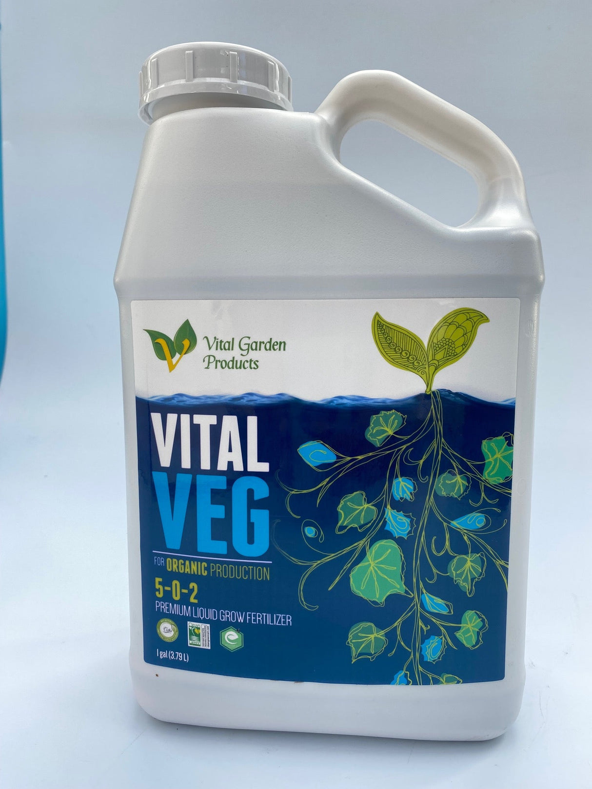 Vital Veg 5-0-2 Plant-Based Liquid Grow Fertilizer – Organic Nutrient