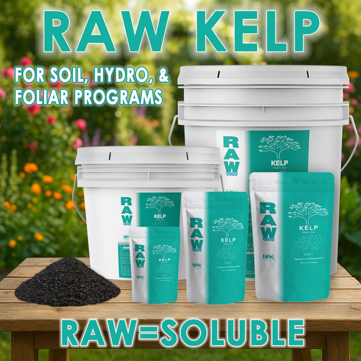 RAW Kelp – 99% Ascophyllum Nodosum Water-Soluble Extract