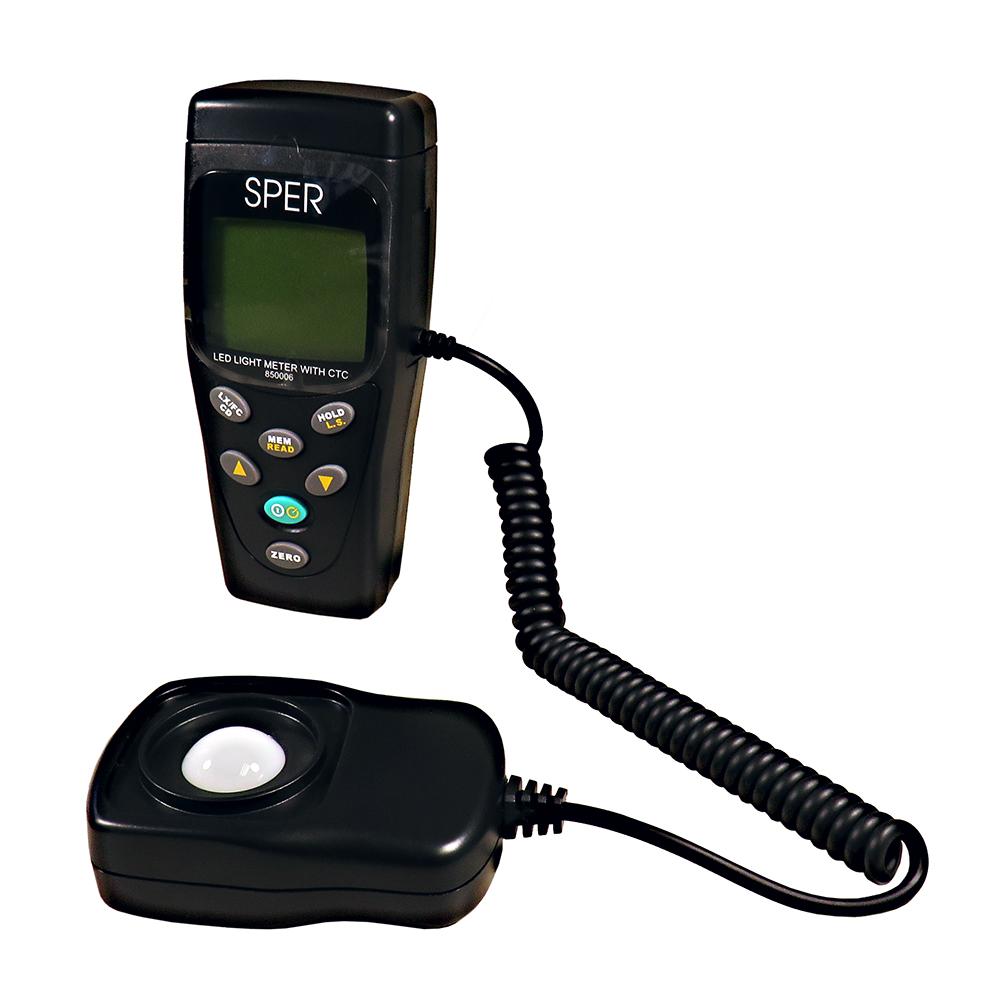 Sper Scientific Direct LED Light Meter with Color Temperature Compensation
