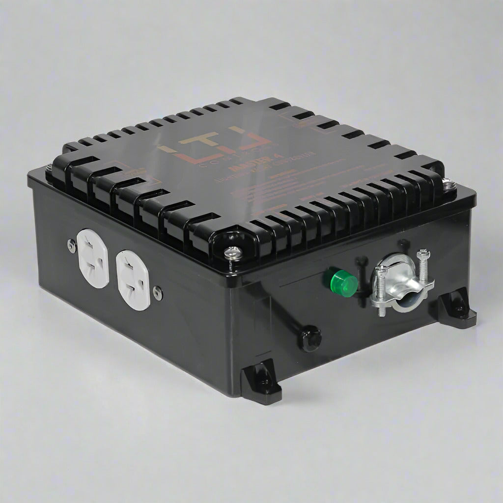 LTL Controls Master 4 Lighting Relay Controller, without Timer (120V & 240V Universal Plug)