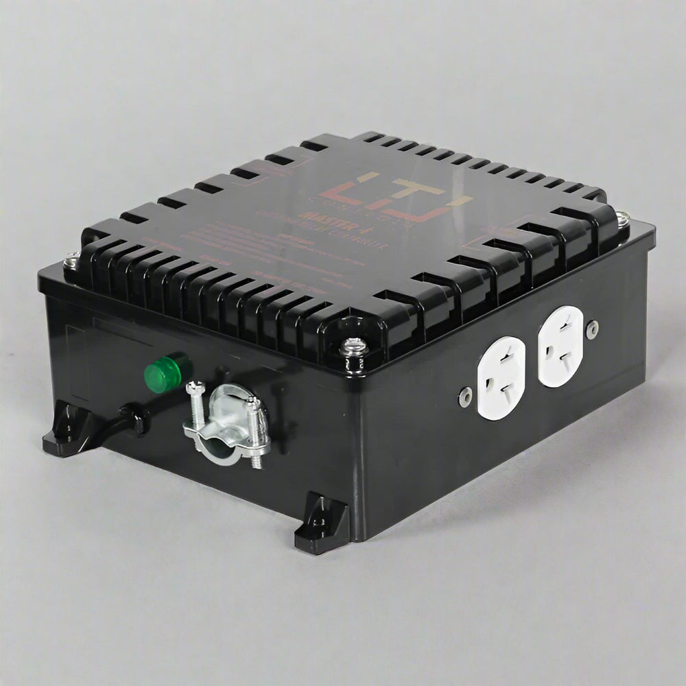 LTL Controls Master 4 Lighting Relay Controller, without Timer (120V & 240V Universal Plug)