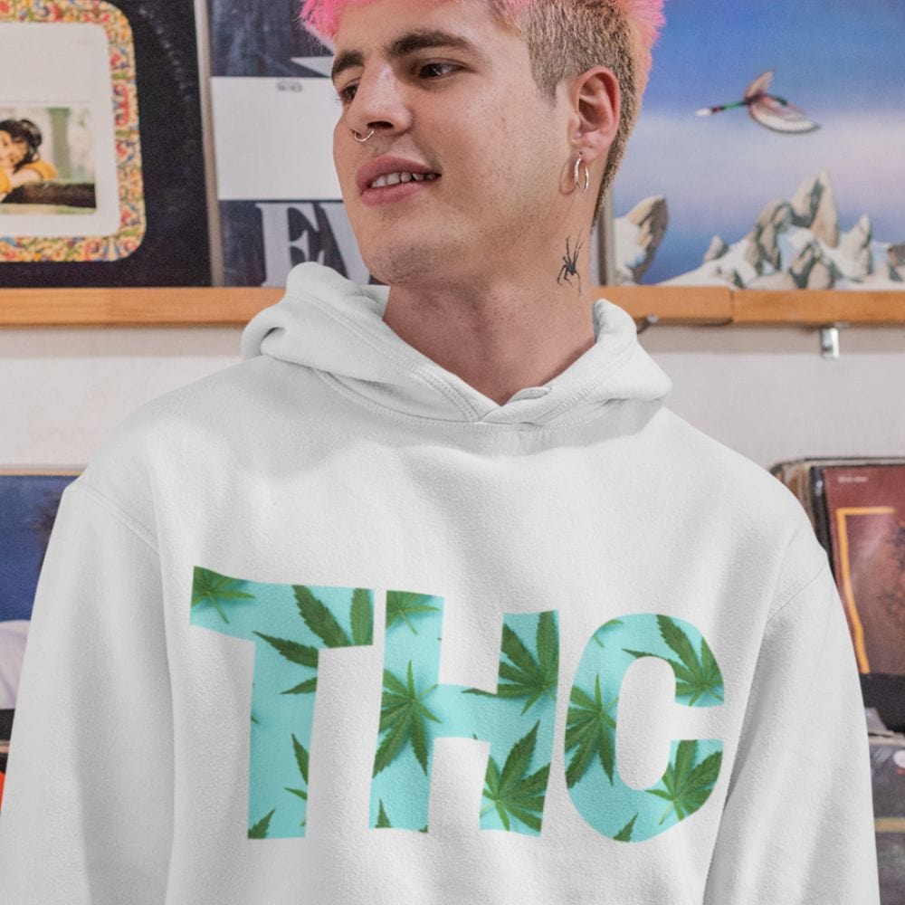 THC Mens Weed Hoodies