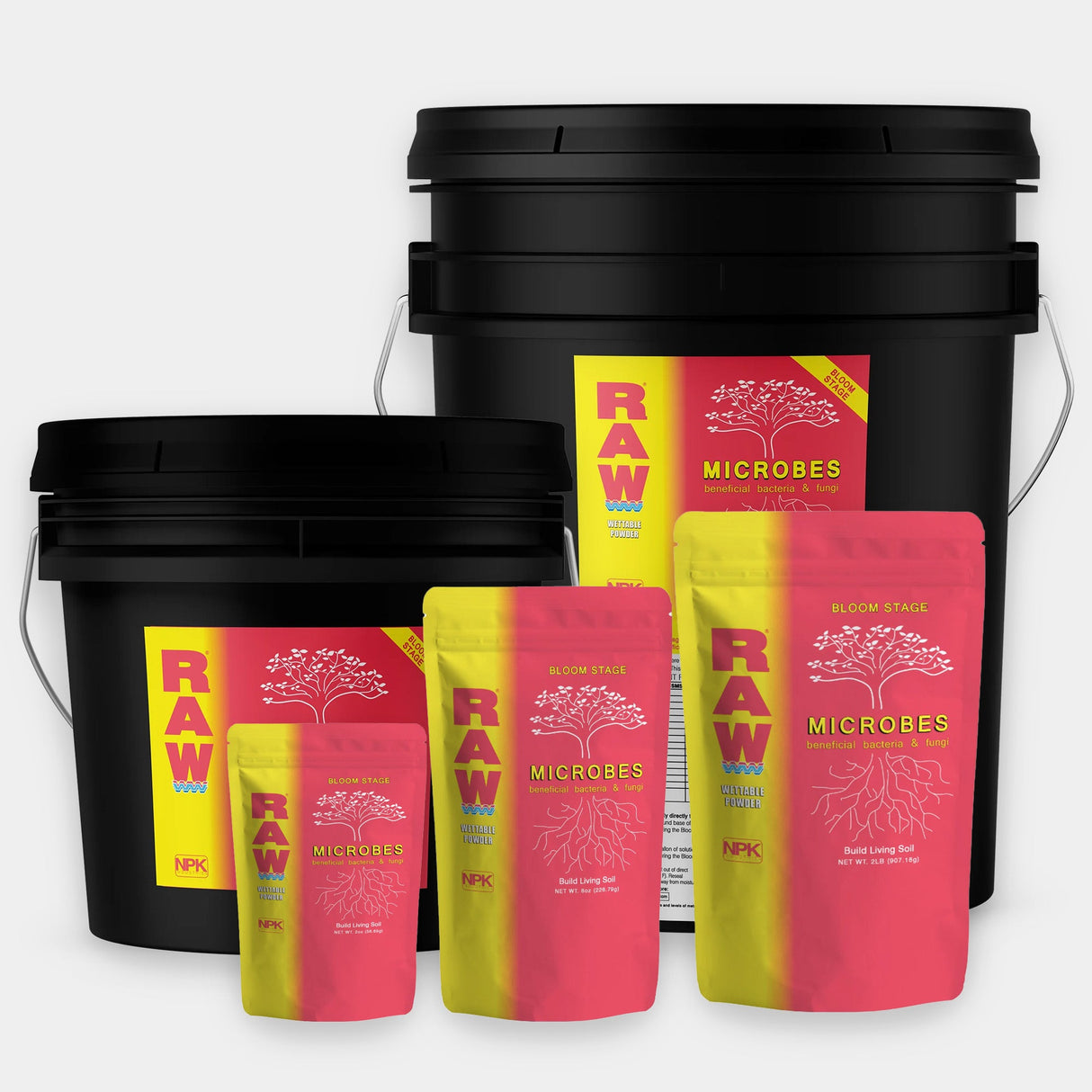 RAW Microbes Bloom Stage – Beneficial Bacteria & Fungi Inoculant