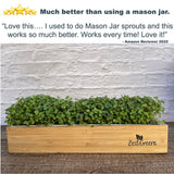 ZestiGreens Self-Watering Microgreens Growing Kit