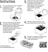 Microgreen Kit, Zero Waste and Self Watering