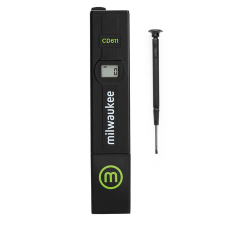 Milwaukee CD611 digital pH meter on a white background