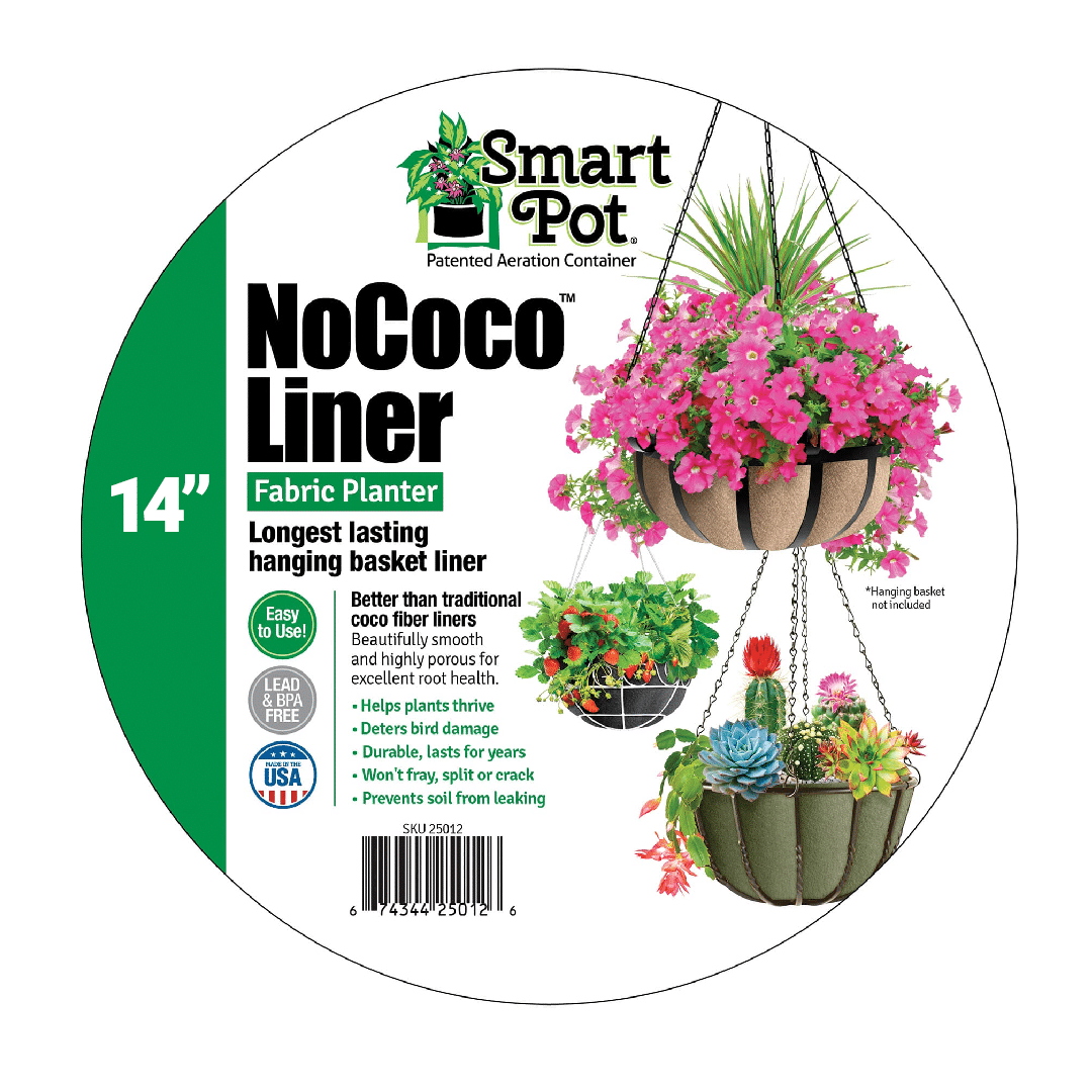 Smart Pot NoCoco Liner – Reusable Fabric Planter & Basket Liner