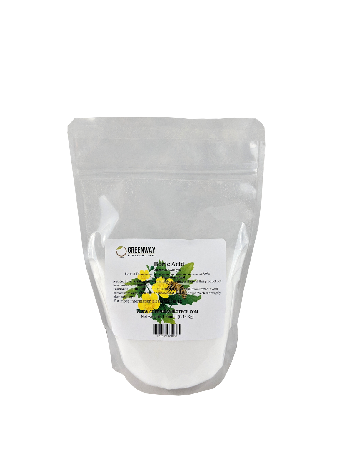 Organic Boric Acid Fertilizer 17% Boron – Water Soluble Micronutrient