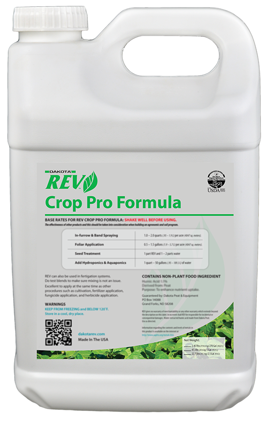 Organic REV Crop Pro 5 Gallon Case – Liquid Plant Growth Enhancer (2 x 2.5 Gallon)