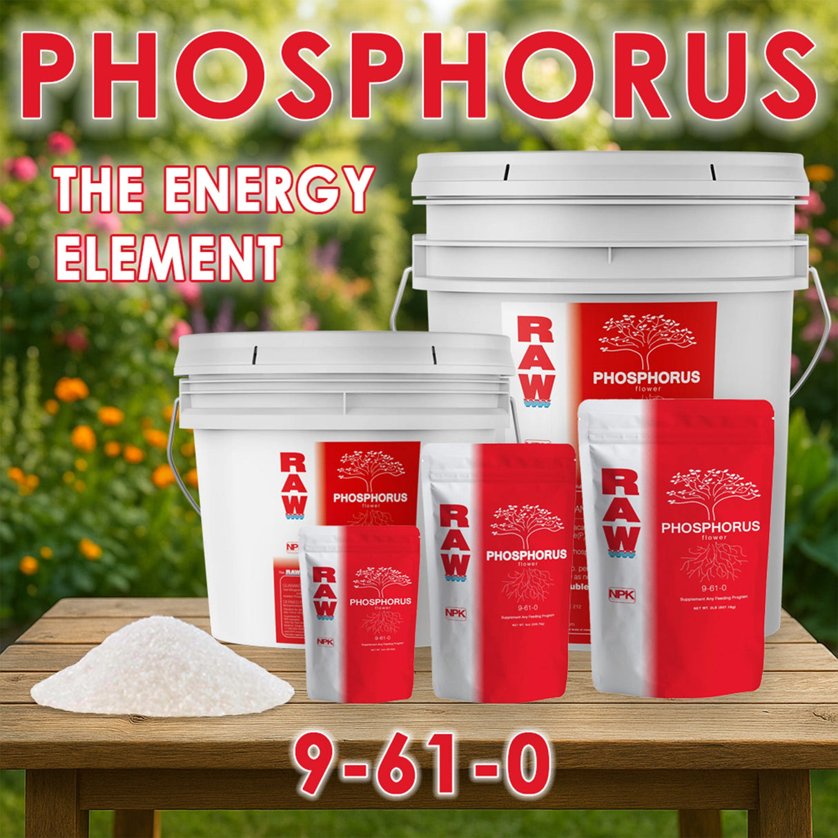 RAW Phosphorus – Water-Soluble Phosphate Supplement