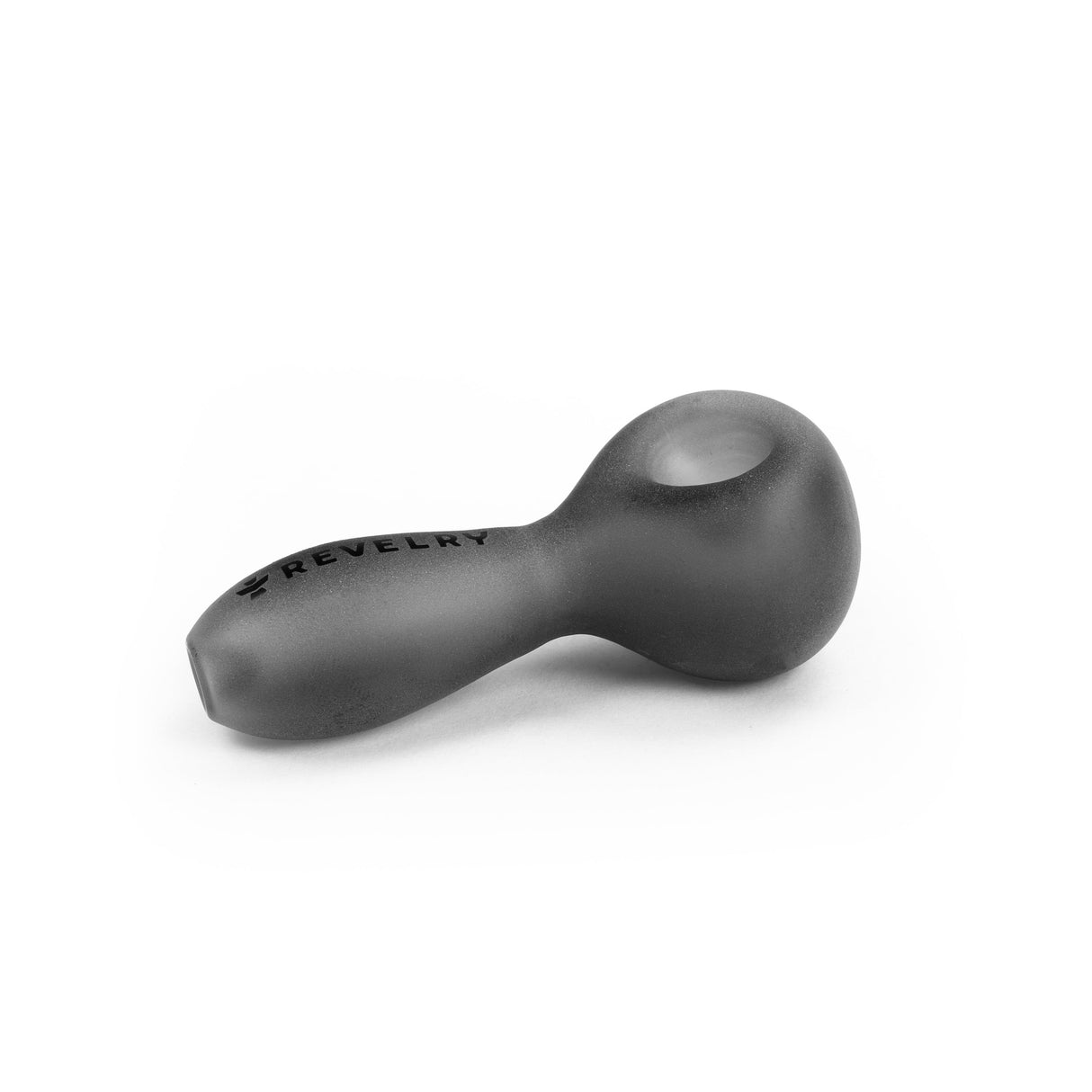 Revelry Glass Spoon Pipe – Compact, Durable Sandblasted Hand Pipe