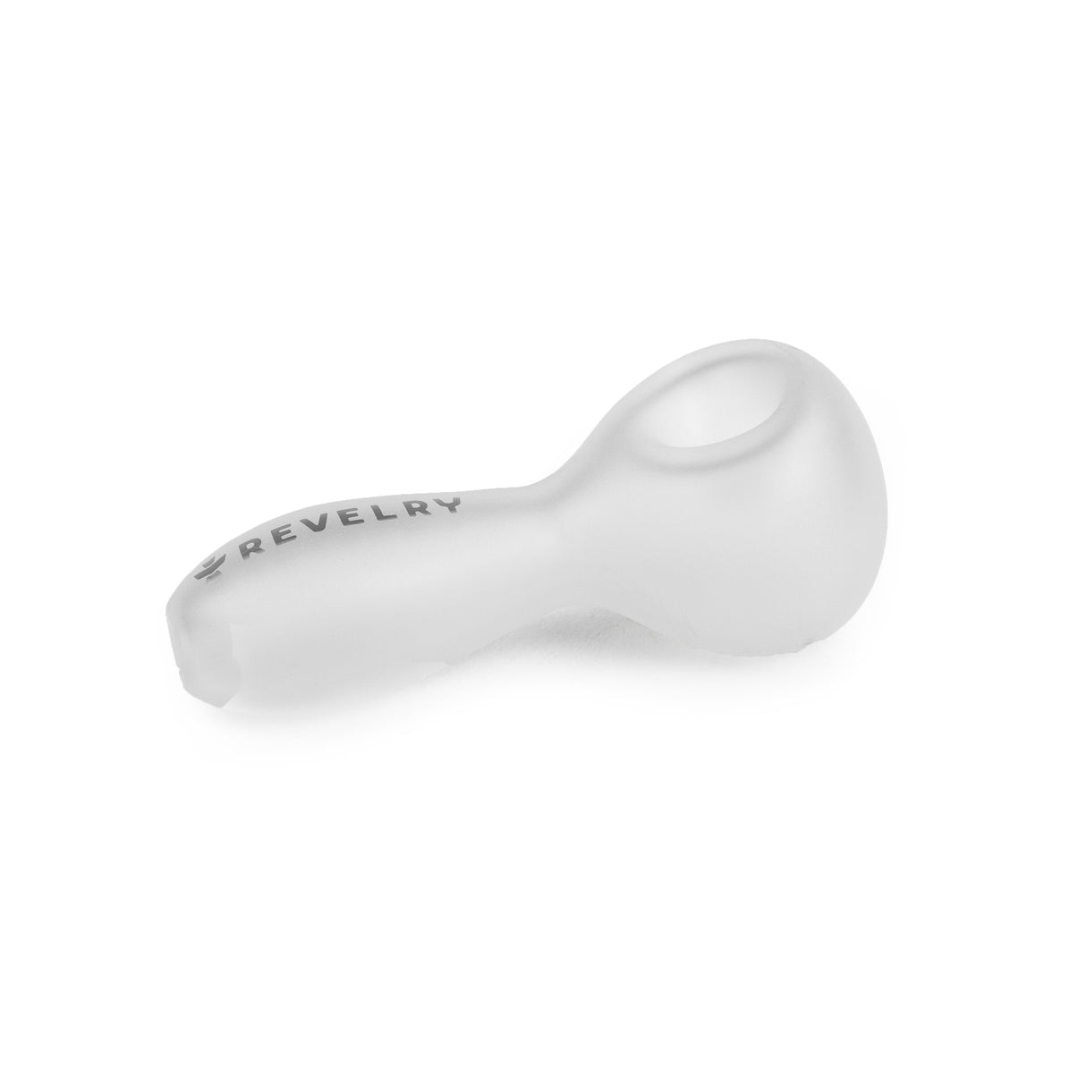 Revelry Glass Spoon Pipe – Compact, Durable Sandblasted Hand Pipe