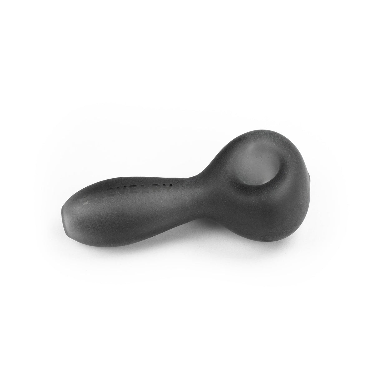 Revelry Glass Spoon Pipe – Compact, Durable Sandblasted Hand Pipe