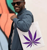 Purple Haze Marijuana Tote Bag